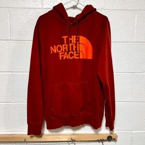 The North Face hoodie,large,bold logo, cozy fit,great condition #Thenorthface